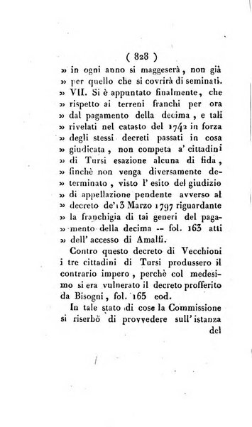 Bullettino delle sentenze emanate dalla Suprema commissione per le liti fra i già baroni ed i comuni