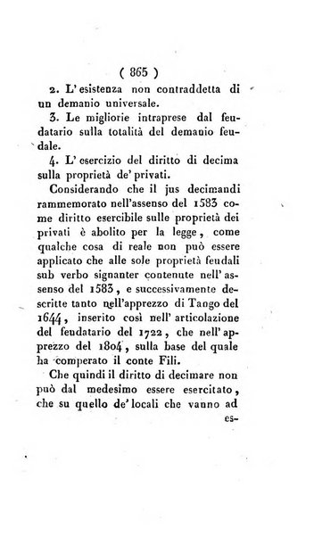 Bullettino delle sentenze emanate dalla Suprema commissione per le liti fra i già baroni ed i comuni