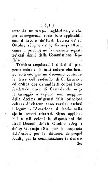 Bullettino delle sentenze emanate dalla Suprema commissione per le liti fra i già baroni ed i comuni