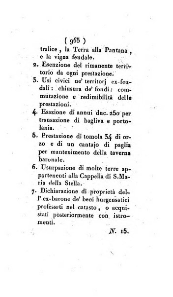 Bullettino delle sentenze emanate dalla Suprema commissione per le liti fra i già baroni ed i comuni