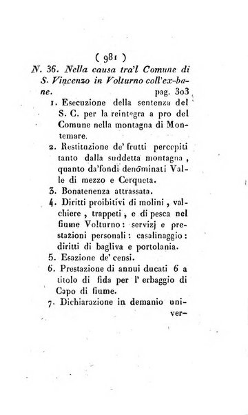 Bullettino delle sentenze emanate dalla Suprema commissione per le liti fra i già baroni ed i comuni