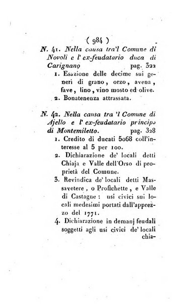 Bullettino delle sentenze emanate dalla Suprema commissione per le liti fra i già baroni ed i comuni