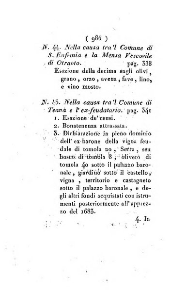 Bullettino delle sentenze emanate dalla Suprema commissione per le liti fra i già baroni ed i comuni