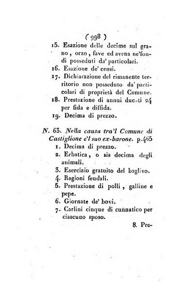 Bullettino delle sentenze emanate dalla Suprema commissione per le liti fra i già baroni ed i comuni