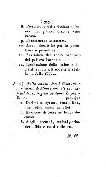 Bullettino delle sentenze emanate dalla Suprema commissione per le liti fra i già baroni ed i comuni