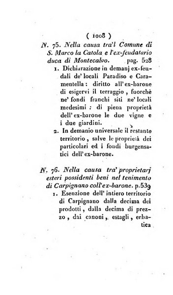 Bullettino delle sentenze emanate dalla Suprema commissione per le liti fra i già baroni ed i comuni