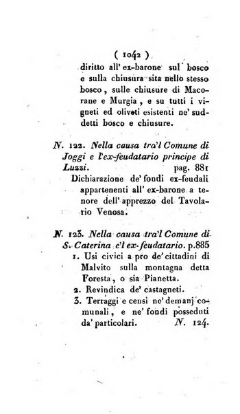 Bullettino delle sentenze emanate dalla Suprema commissione per le liti fra i già baroni ed i comuni