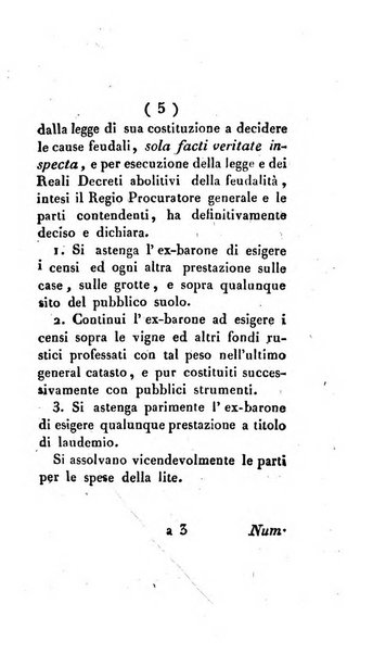 Bullettino delle sentenze emanate dalla Suprema commissione per le liti fra i già baroni ed i comuni