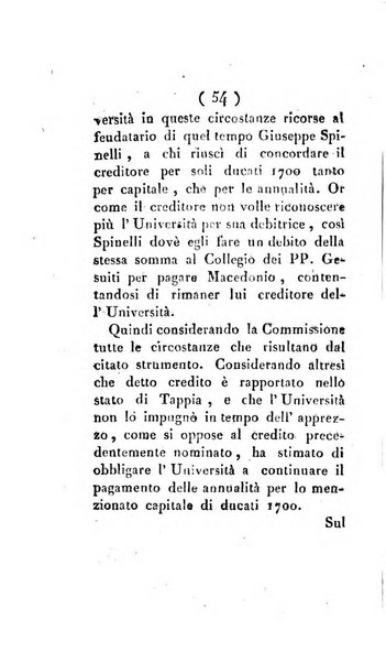 Bullettino delle sentenze emanate dalla Suprema commissione per le liti fra i già baroni ed i comuni