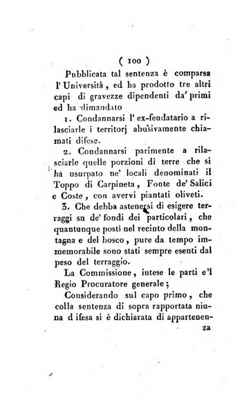 Bullettino delle sentenze emanate dalla Suprema commissione per le liti fra i già baroni ed i comuni