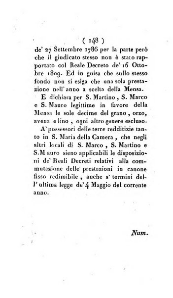 Bullettino delle sentenze emanate dalla Suprema commissione per le liti fra i già baroni ed i comuni