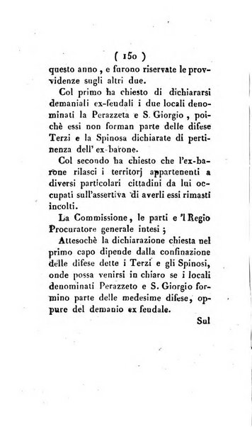 Bullettino delle sentenze emanate dalla Suprema commissione per le liti fra i già baroni ed i comuni