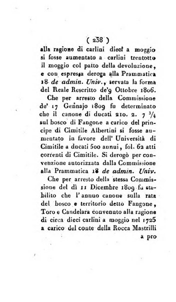 Bullettino delle sentenze emanate dalla Suprema commissione per le liti fra i già baroni ed i comuni