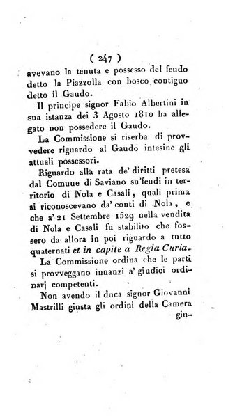 Bullettino delle sentenze emanate dalla Suprema commissione per le liti fra i già baroni ed i comuni