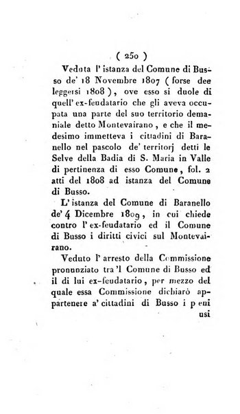 Bullettino delle sentenze emanate dalla Suprema commissione per le liti fra i già baroni ed i comuni