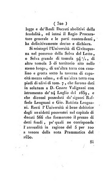 Bullettino delle sentenze emanate dalla Suprema commissione per le liti fra i già baroni ed i comuni