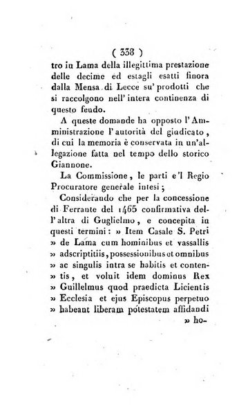 Bullettino delle sentenze emanate dalla Suprema commissione per le liti fra i già baroni ed i comuni