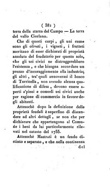 Bullettino delle sentenze emanate dalla Suprema commissione per le liti fra i già baroni ed i comuni