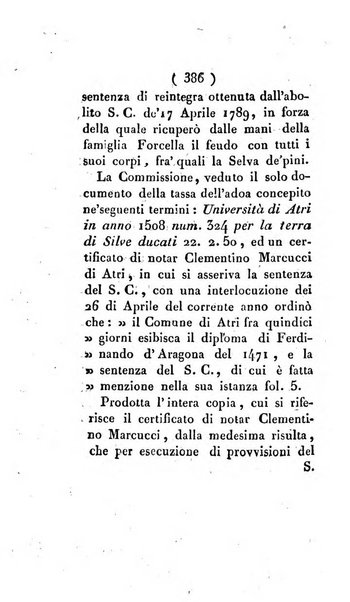 Bullettino delle sentenze emanate dalla Suprema commissione per le liti fra i già baroni ed i comuni