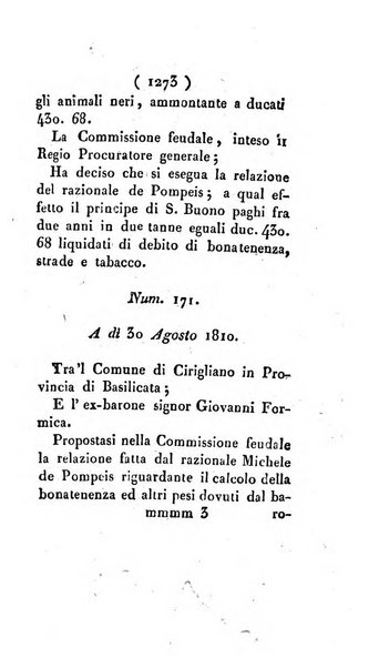 Bullettino delle sentenze emanate dalla Suprema commissione per le liti fra i già baroni ed i comuni