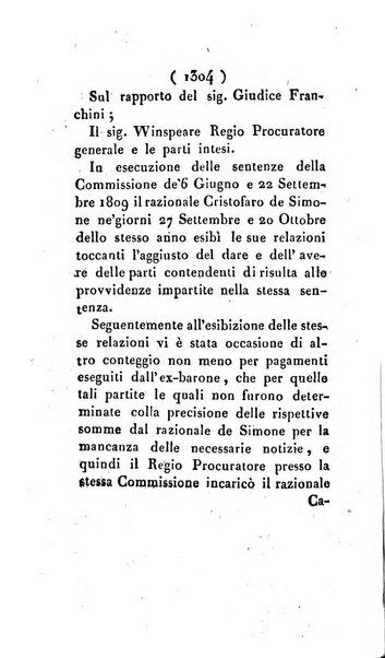 Bullettino delle sentenze emanate dalla Suprema commissione per le liti fra i già baroni ed i comuni