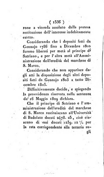 Bullettino delle sentenze emanate dalla Suprema commissione per le liti fra i già baroni ed i comuni