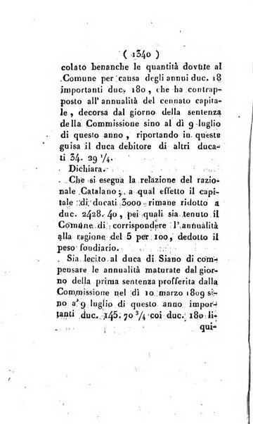 Bullettino delle sentenze emanate dalla Suprema commissione per le liti fra i già baroni ed i comuni