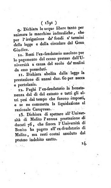 Bullettino delle sentenze emanate dalla Suprema commissione per le liti fra i già baroni ed i comuni