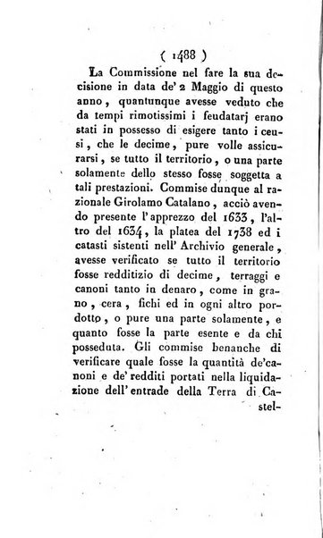 Bullettino delle sentenze emanate dalla Suprema commissione per le liti fra i già baroni ed i comuni