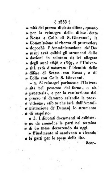 Bullettino delle sentenze emanate dalla Suprema commissione per le liti fra i già baroni ed i comuni