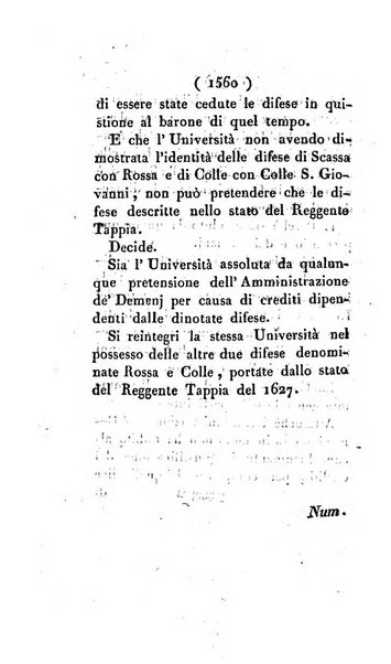 Bullettino delle sentenze emanate dalla Suprema commissione per le liti fra i già baroni ed i comuni