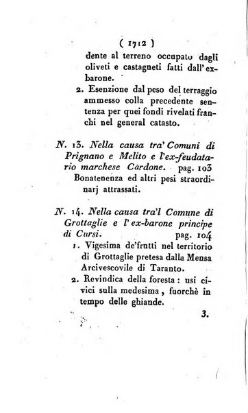 Bullettino delle sentenze emanate dalla Suprema commissione per le liti fra i già baroni ed i comuni