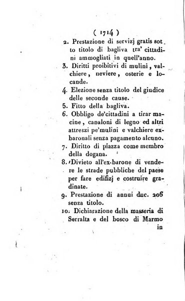 Bullettino delle sentenze emanate dalla Suprema commissione per le liti fra i già baroni ed i comuni