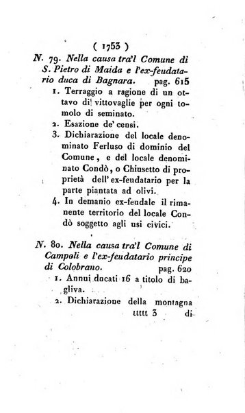 Bullettino delle sentenze emanate dalla Suprema commissione per le liti fra i già baroni ed i comuni