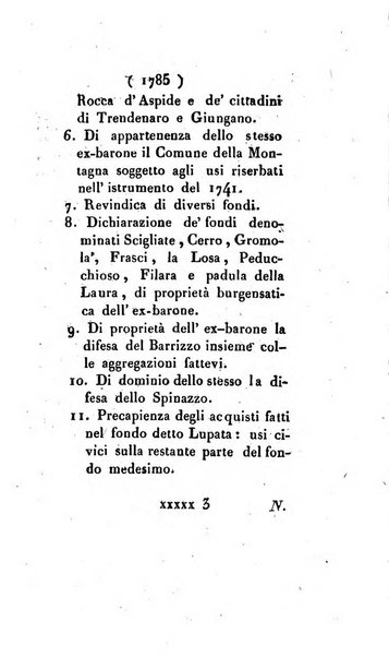 Bullettino delle sentenze emanate dalla Suprema commissione per le liti fra i già baroni ed i comuni