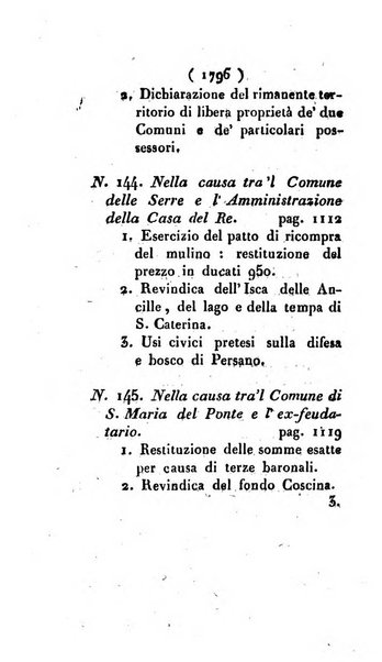 Bullettino delle sentenze emanate dalla Suprema commissione per le liti fra i già baroni ed i comuni