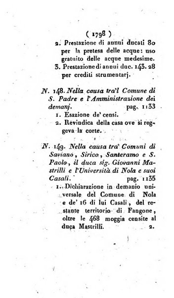 Bullettino delle sentenze emanate dalla Suprema commissione per le liti fra i già baroni ed i comuni