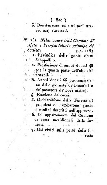 Bullettino delle sentenze emanate dalla Suprema commissione per le liti fra i già baroni ed i comuni