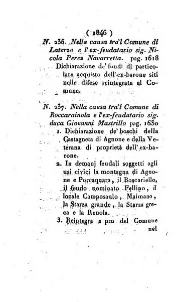 Bullettino delle sentenze emanate dalla Suprema commissione per le liti fra i già baroni ed i comuni