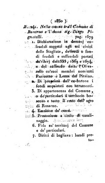 Bullettino delle sentenze emanate dalla Suprema commissione per le liti fra i già baroni ed i comuni