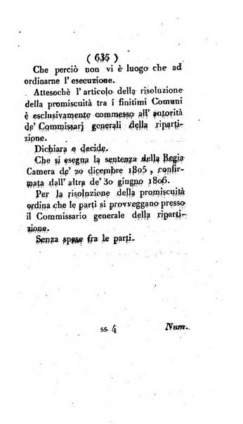 Bullettino delle sentenze emanate dalla Suprema commissione per le liti fra i già baroni ed i comuni