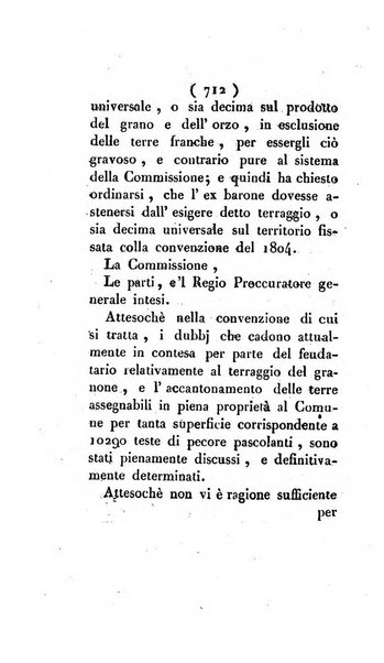 Bullettino delle sentenze emanate dalla Suprema commissione per le liti fra i già baroni ed i comuni