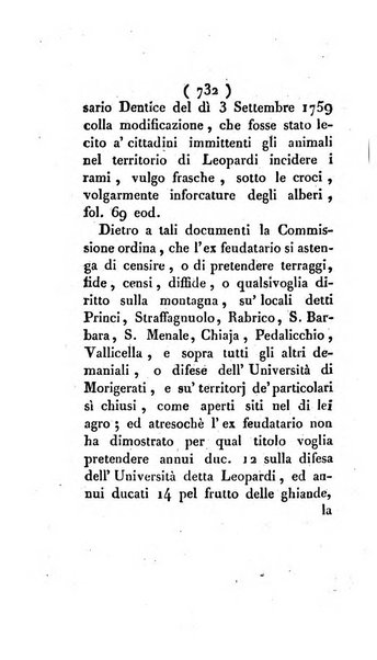 Bullettino delle sentenze emanate dalla Suprema commissione per le liti fra i già baroni ed i comuni