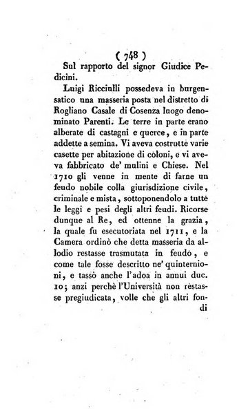 Bullettino delle sentenze emanate dalla Suprema commissione per le liti fra i già baroni ed i comuni