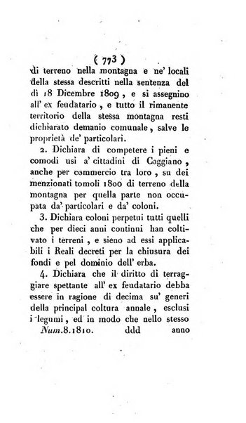 Bullettino delle sentenze emanate dalla Suprema commissione per le liti fra i già baroni ed i comuni