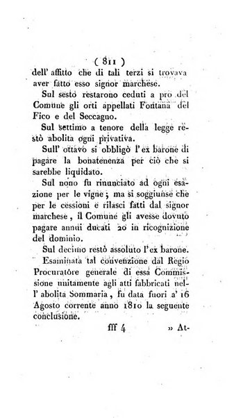 Bullettino delle sentenze emanate dalla Suprema commissione per le liti fra i già baroni ed i comuni