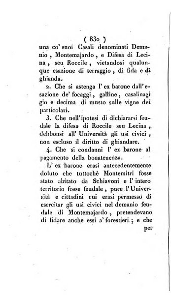 Bullettino delle sentenze emanate dalla Suprema commissione per le liti fra i già baroni ed i comuni