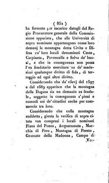 Bullettino delle sentenze emanate dalla Suprema commissione per le liti fra i già baroni ed i comuni