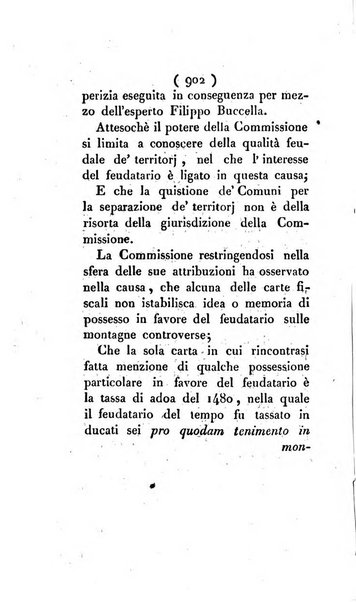 Bullettino delle sentenze emanate dalla Suprema commissione per le liti fra i già baroni ed i comuni