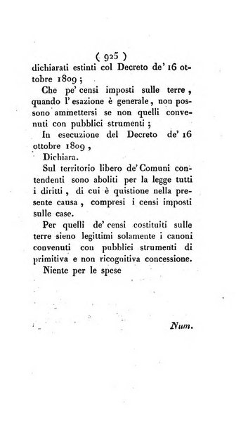 Bullettino delle sentenze emanate dalla Suprema commissione per le liti fra i già baroni ed i comuni